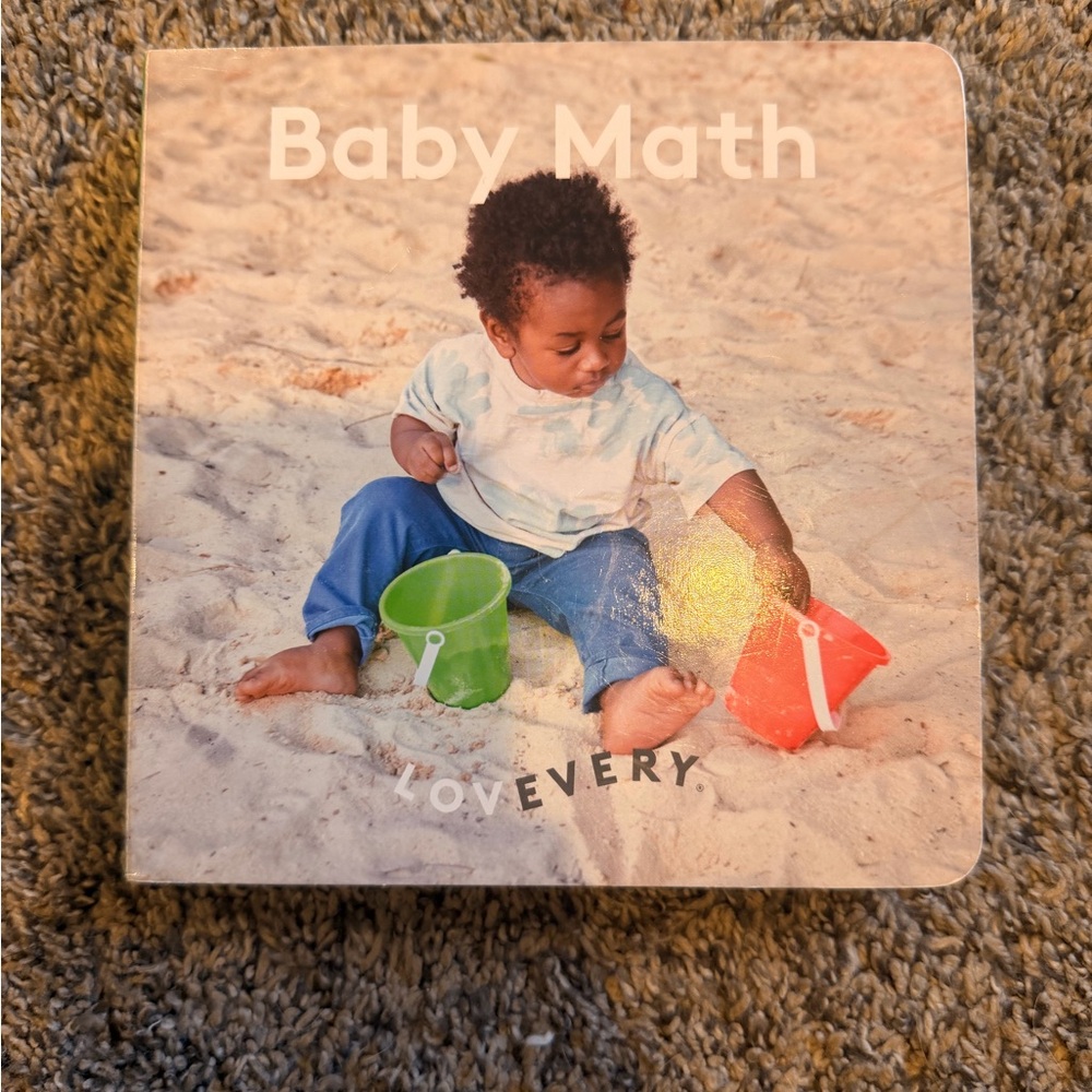 Lovevery Baby Math Book - Red and Green